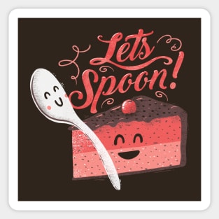 Let's Spoon Sticker